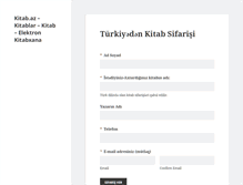 Tablet Screenshot of kitab.az